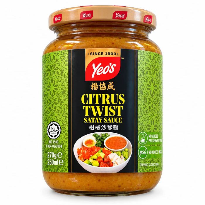 Yeo's Citrus Twist Satay Sauce - 250ml