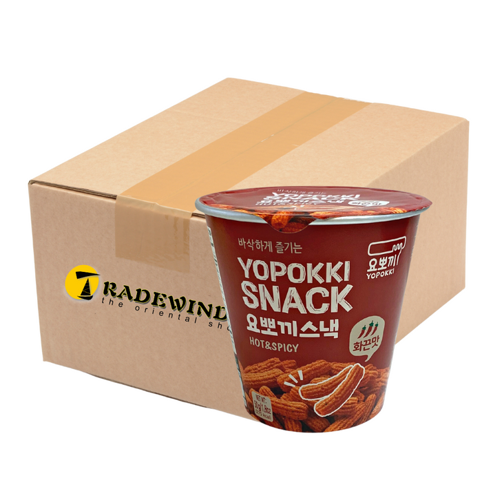 Yopokki Snack - Hot & Spicy Flavour - 12x50g