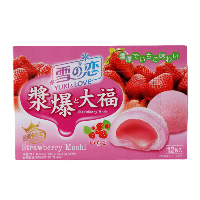 Yuki & Love Strawberry Mochi - 180g