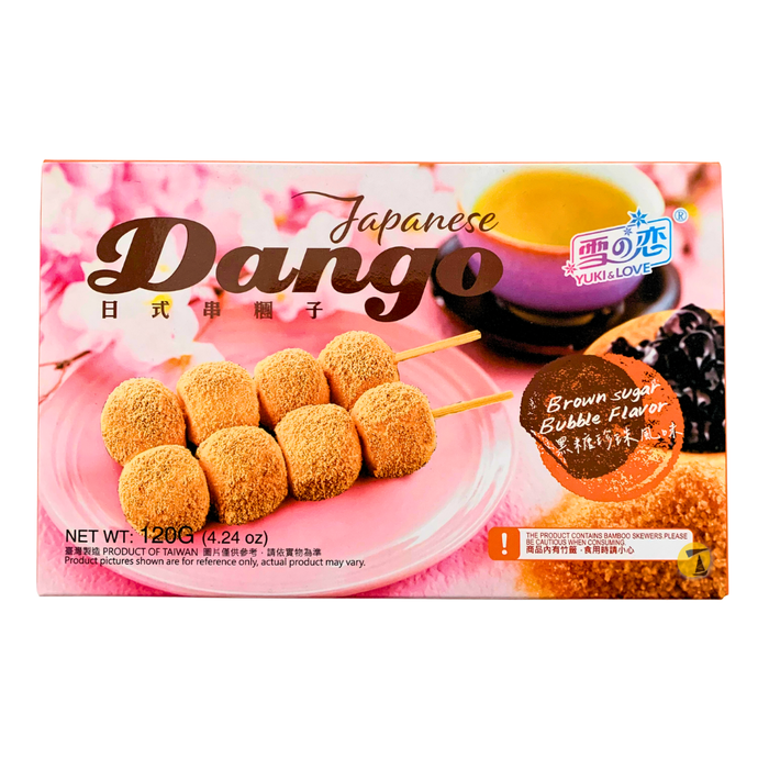 Yuki & Love Japanese Dango Brown Sugar Bubble Tea - 120g