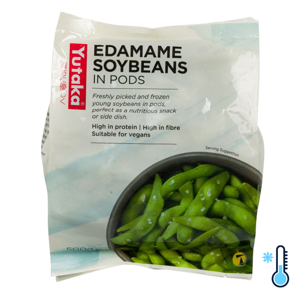 Yutaka Freshly Picked & Frozen Edamame (Soybeans in Pods) 500g [FROZ