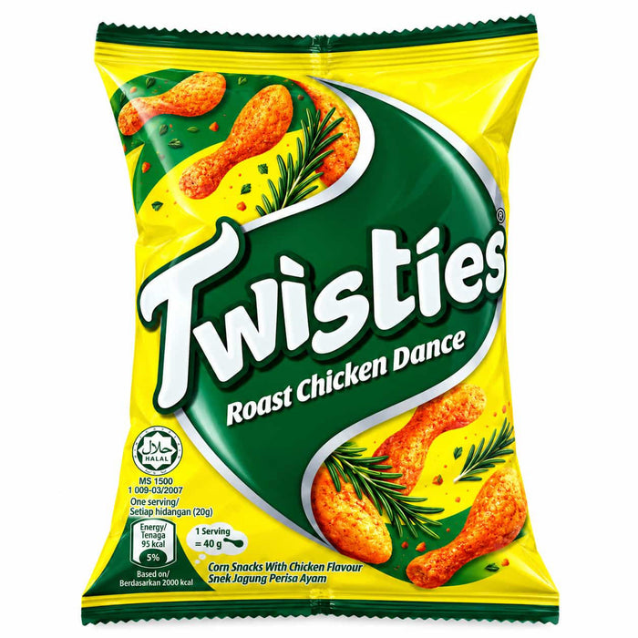 Twisties Corn Snack Roast Chicken Flavour - 140g