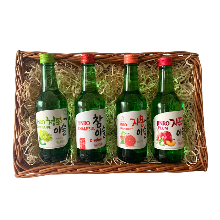 Jinro Soju 4 Bottle Gift Hamper