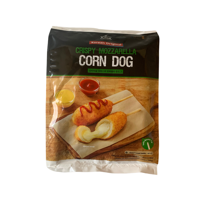 H_Cook Crispy Mozzarella Corn Dog (5 pcs) - 400g [FROZEN]