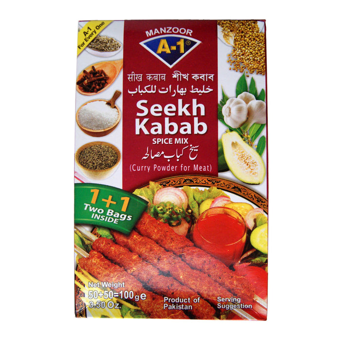 A-1 Seekh Kabab Spice Mix - 100g