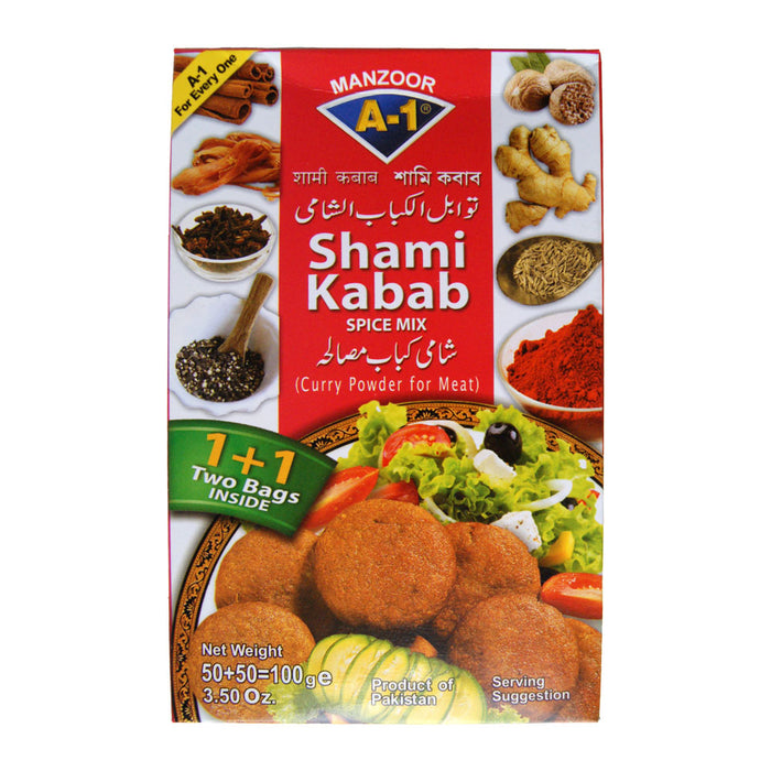 A-1 Shami Kabab Spice Mix - 100g