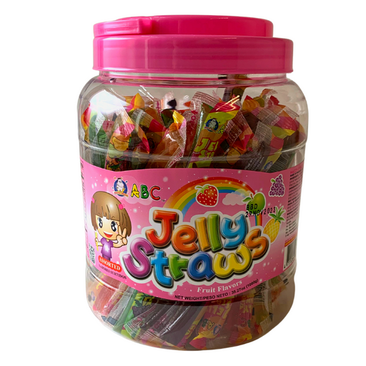 ABC Jelly Straws Assorted Flavours - 1kg