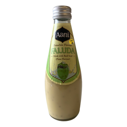 Aani Pistachio Flavour Faluda Drink with Basil Seed - 290ml