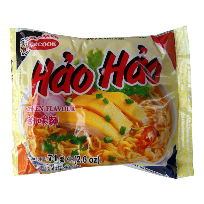 Acecook Hao Hao Chicken Flavour Instant Noodles - 74g