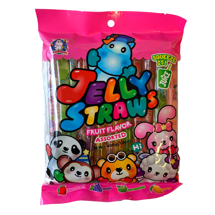Animal Friends Jelly Straws - 400g