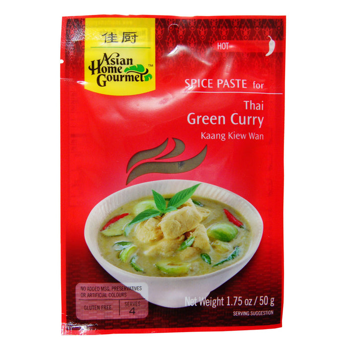 Asian Home Gourmet Spice Paste for Thai Green Curry - 50g