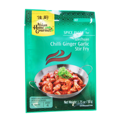 Asian Home Gourmet - Szechuan Chilli Ginger Garlic Stir Fry - 50g