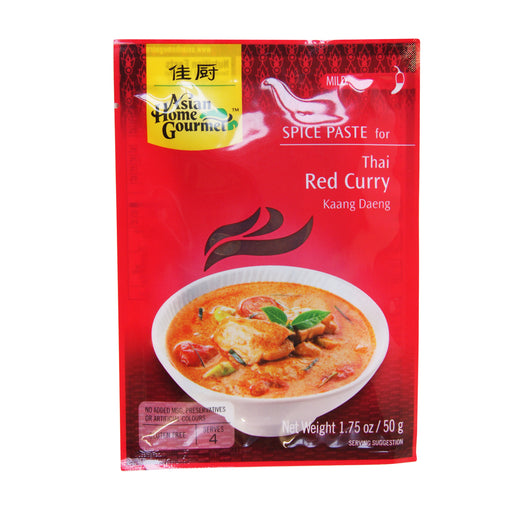 Asian Home Gourmet Thai Red Curry Spice Paste - 50g