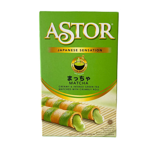Astor Wafer Sticks Matcha Green Tea Box - 40g