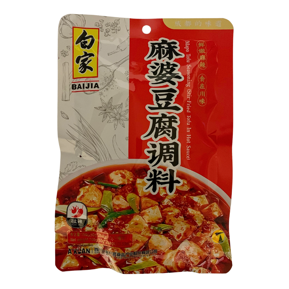 Baijia Condiment - Spiced Soybean Curd (Mapo Tofu) - 100g — Tradewinds