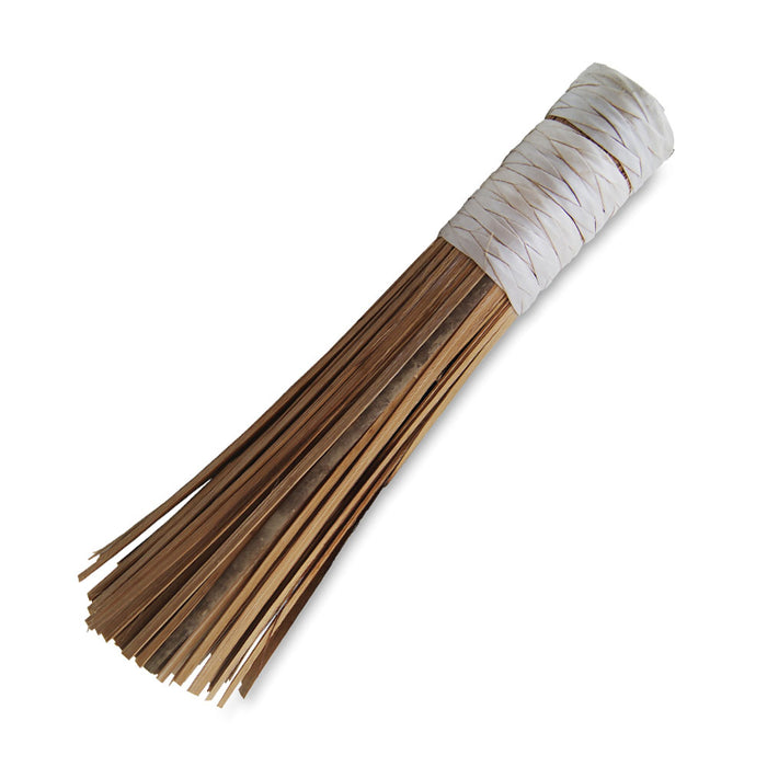8 Inch Bamboo Cleaning Brush For Wok – Natural Wood Kitchen Brush
