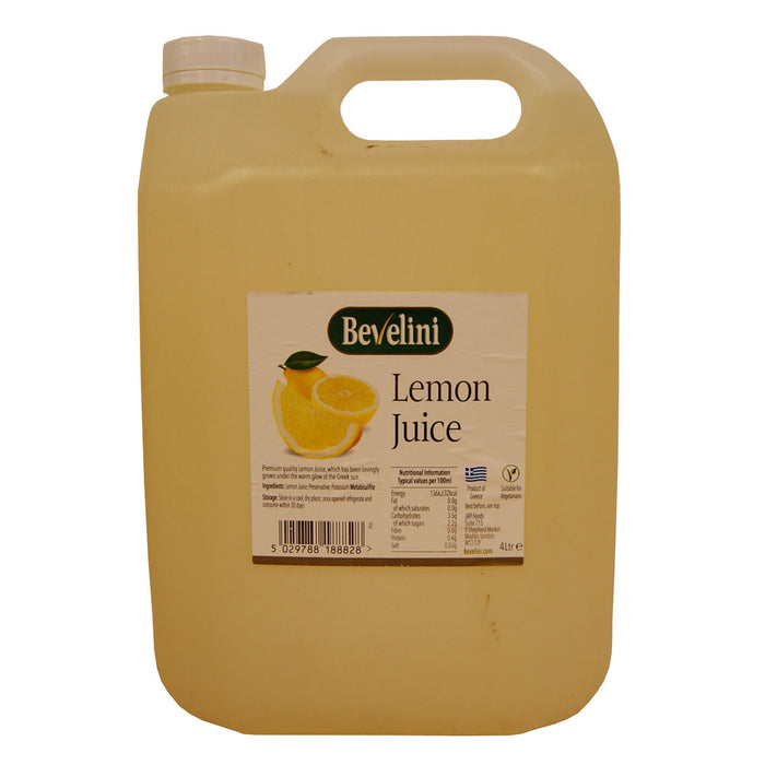 Bevelini Lemon Juice  - 4L