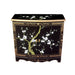 Black Lacquer Handpainted Furniture - Blossom Cabinet