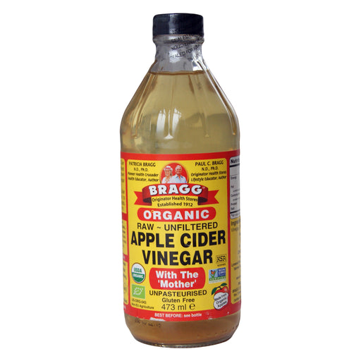Bragg Organic Raw Unfiltered Apple Cider Vinegar - 473ml