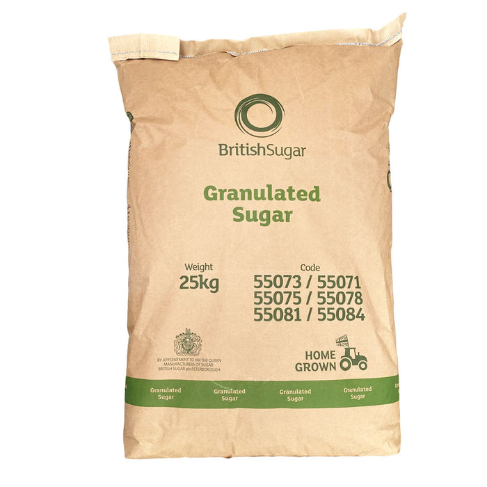 British Sugar Granulated Sugar - 25kg