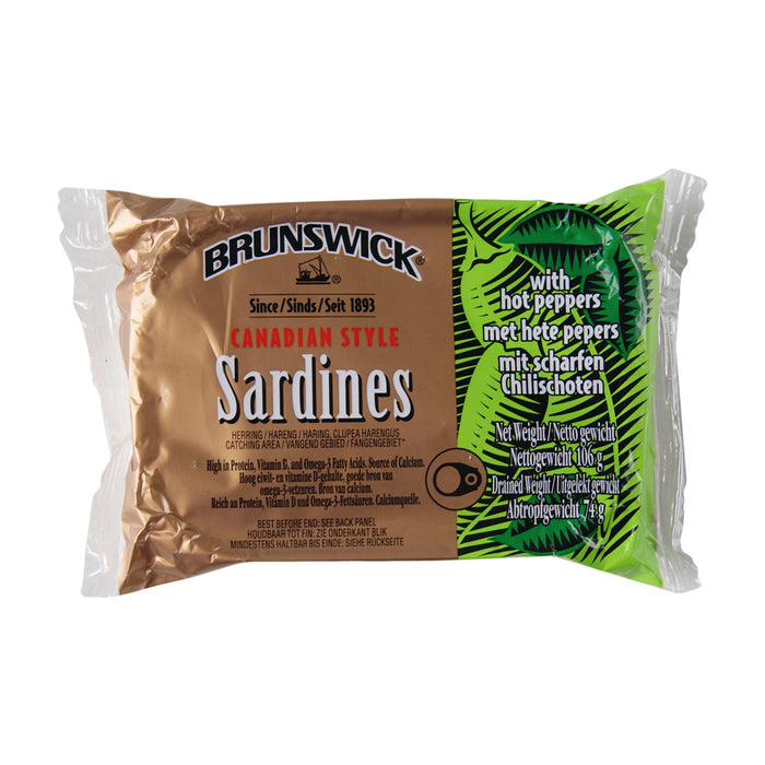 Brunswick Sardines Hot Peppers - 106g