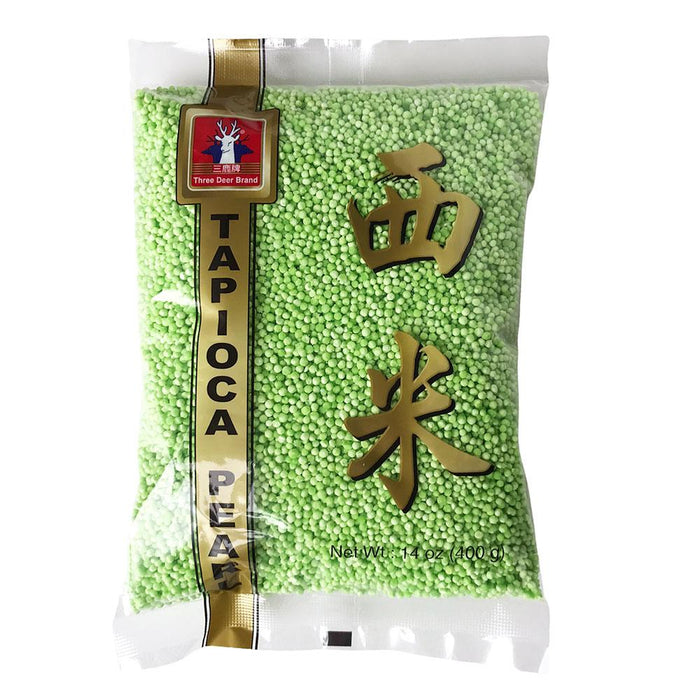 C.T.F. Small Green Tapioca Pearl - 400g