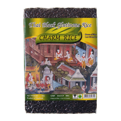 Charm Rice Thai Black Glutinous Rice - 1kg