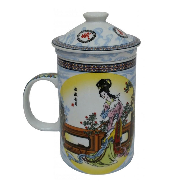 Three Piece Chinese Tea Infuser Mug - Chang He Design