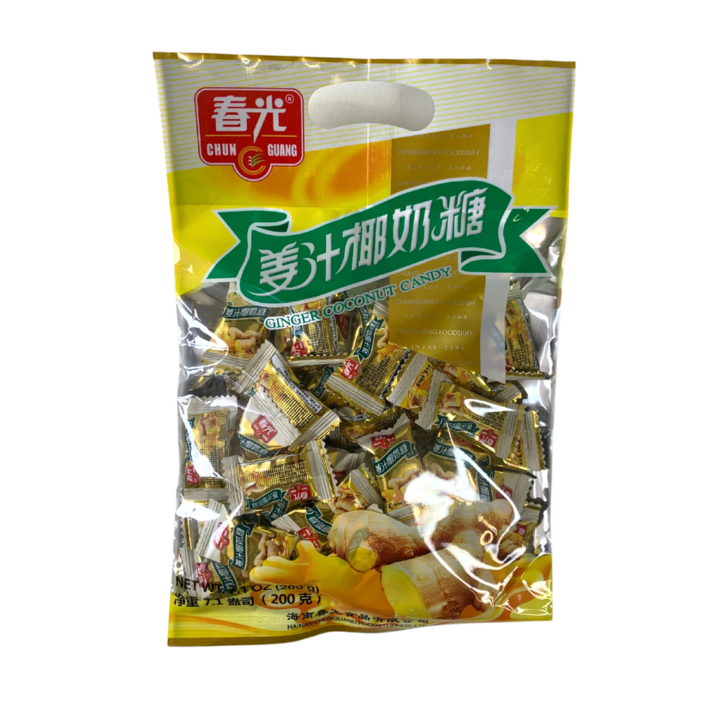 Chun Guang Brand Ginger And Coconut Flavour Candy 200g — Tradewinds Oriental Shop 4850