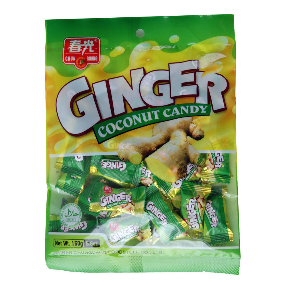 Chun Guang Ginger Coconut Candy 160g — Tradewinds Oriental Shop