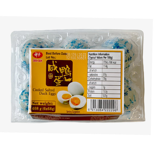 Cooked Salted Duck Eggs - 6pcs