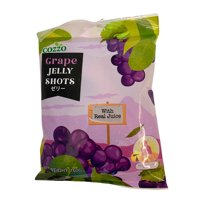 Cozzo Jelly Shots - Grape Flavour - 8x20g