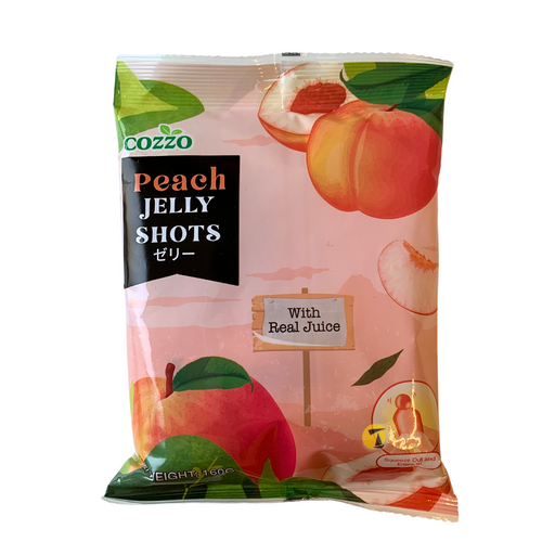 Cozzo Jelly Shots - Peach Flavour - 8x20g