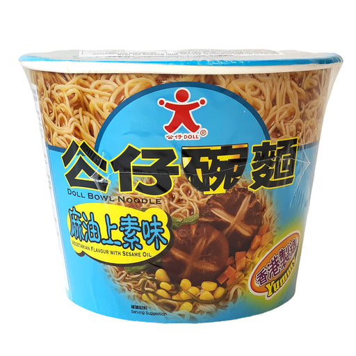 Doll Bowl Noodle Vegetarian Flavor With Sesame Oil - 107g
