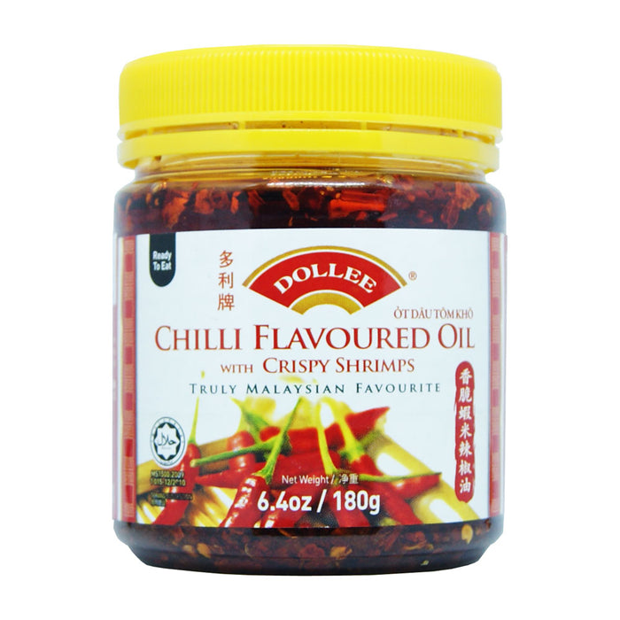Dollee Chilli Flavoured Oil with Crispy Shrimps - 180g