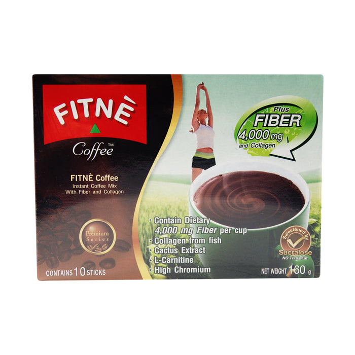Fitne Instant Coffee with Fiber & Collagen - 10 Sachets