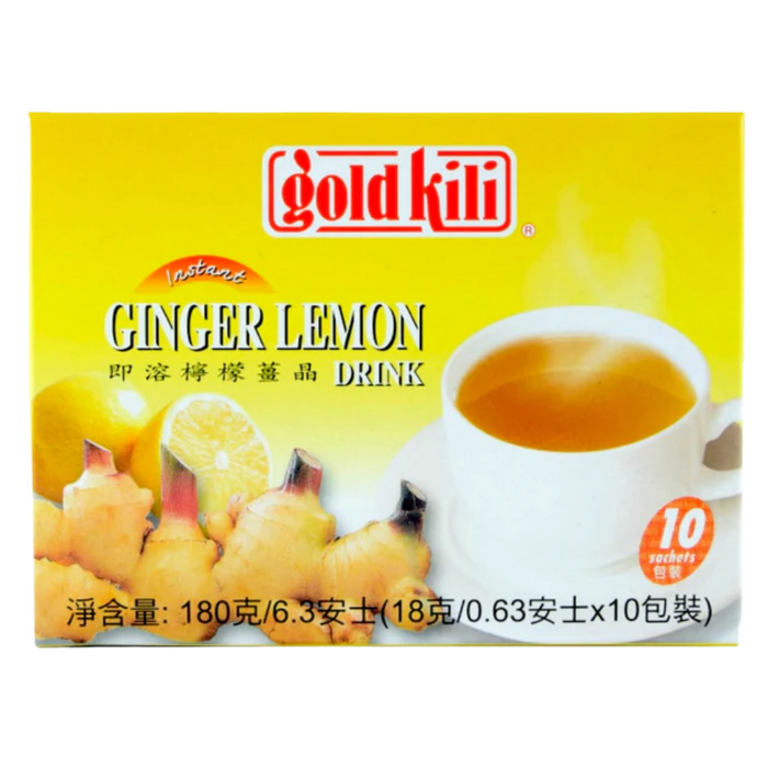 Gold Kili Instant Ginger Lemon Drink - 10 Sachets