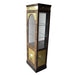 Gold Lacquer Display Cabinet with Mirror