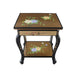 Gold Lacquer End Table