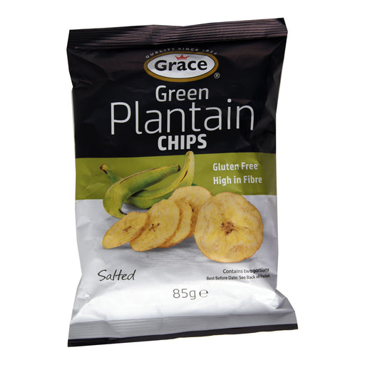 Grace Green Salted Plantain Chips - 85g