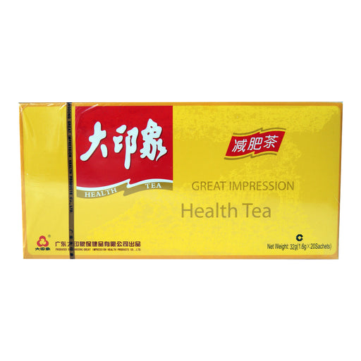 Great Impressions Chinese Health Slimming Tea (Yellow Box) - 20 Sachets