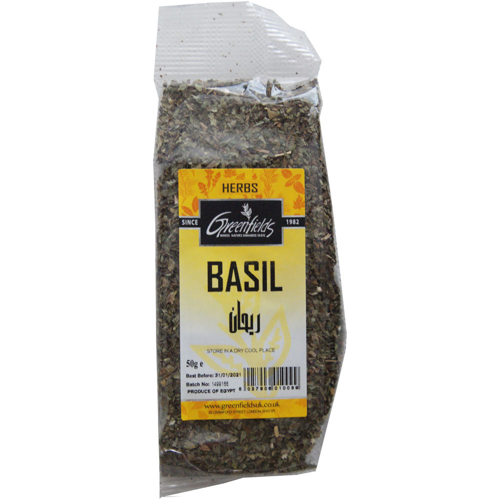 Greenfields Basil 50g Tradewinds Oriental Shop