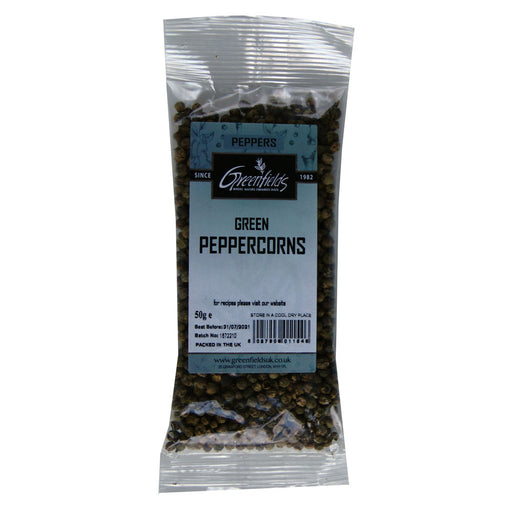 Greenfields Green Peppercorns - 50g