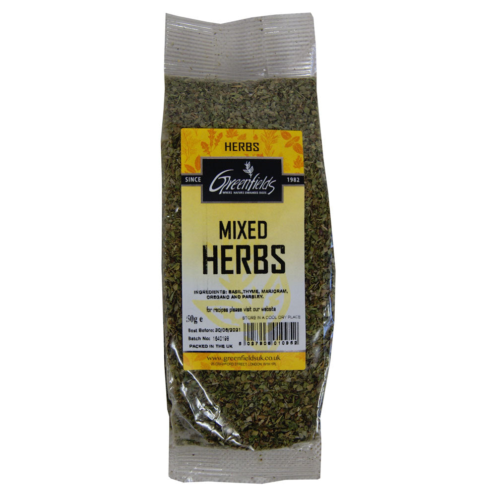 Greenfields Turmeric Greenfields Mixed Herbs - 50g — Tradewinds Oriental Shop