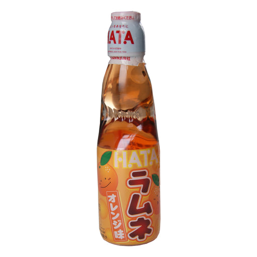 Hatakosen Orange Flavour Ramune - 200ml