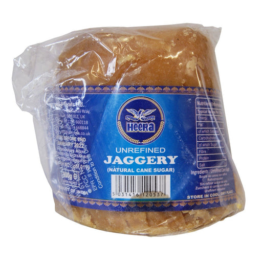 Heera Unrefined Jaggery (Natural Cane Sugar) - 450g