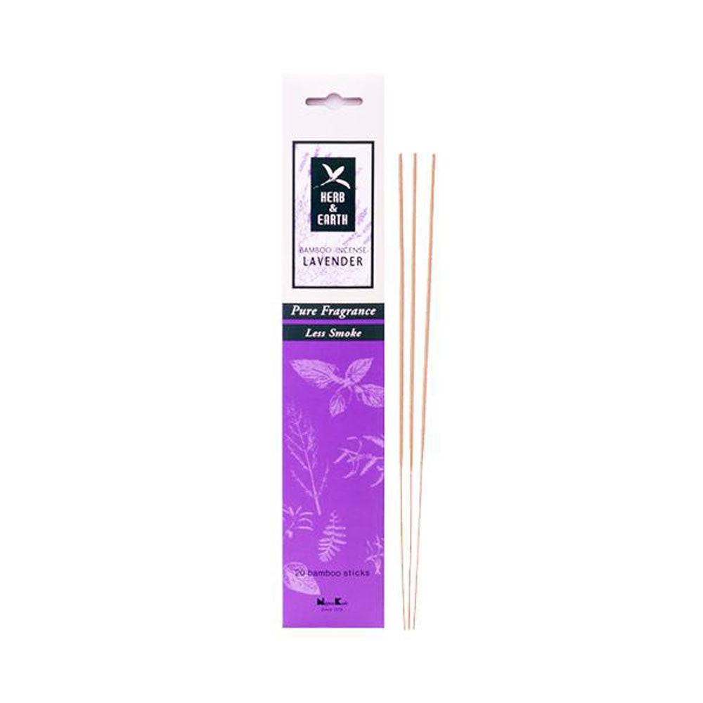 Herb & Earth Lavender Less Smoke Incense — Tradewinds Oriental Shop