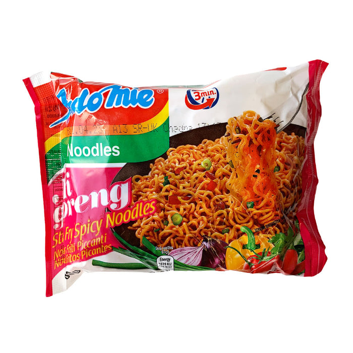 Indomie Mi Goreng Hot & Spicy Noodles - 80g