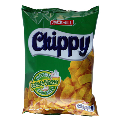 Jack 'n' Jill Chippy Garlic & Vinegar Flavoured Corn Chips - 110g