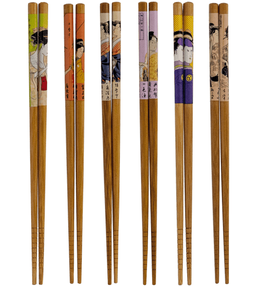 Japanese Chopsticks Geisha Design